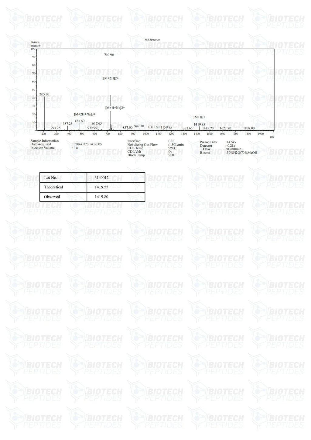 （💪Repair + Anti-inflammatory + Tissue Regeneration） BPC-157 (5mg) - Biotech Peptides