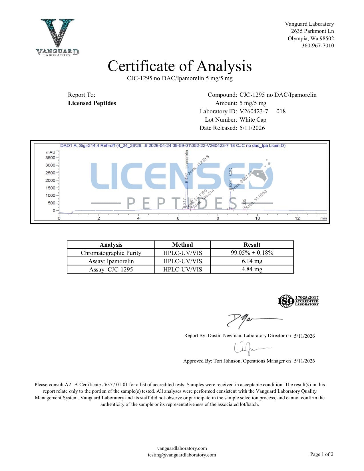 🌴💪（Anti-Aging & Skin Health and strength）CJC-1295 (No DAC)