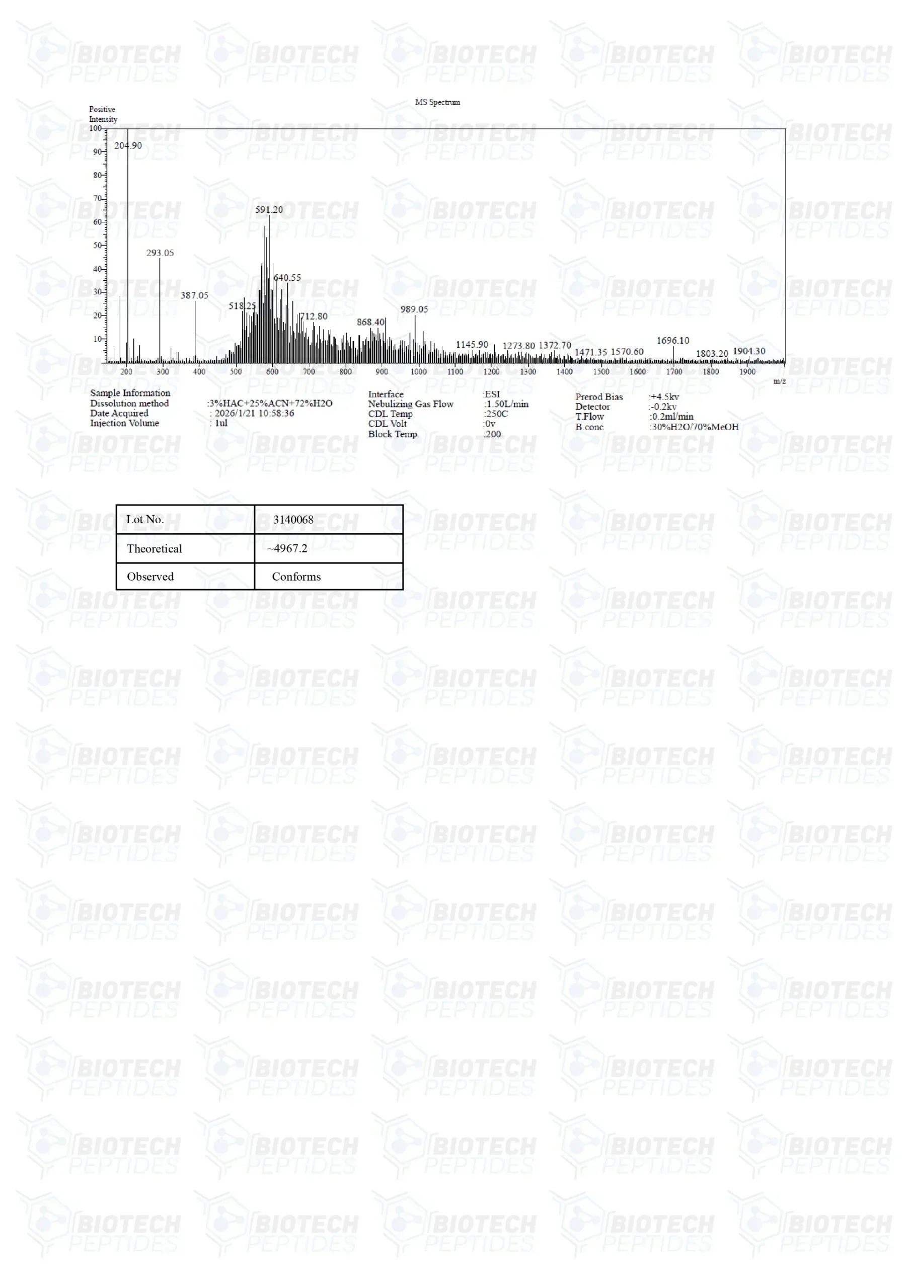 （💪Muscle recovery） PEG-MGF (Pegylated MGF) Peptide - 5mg - 10 Vials