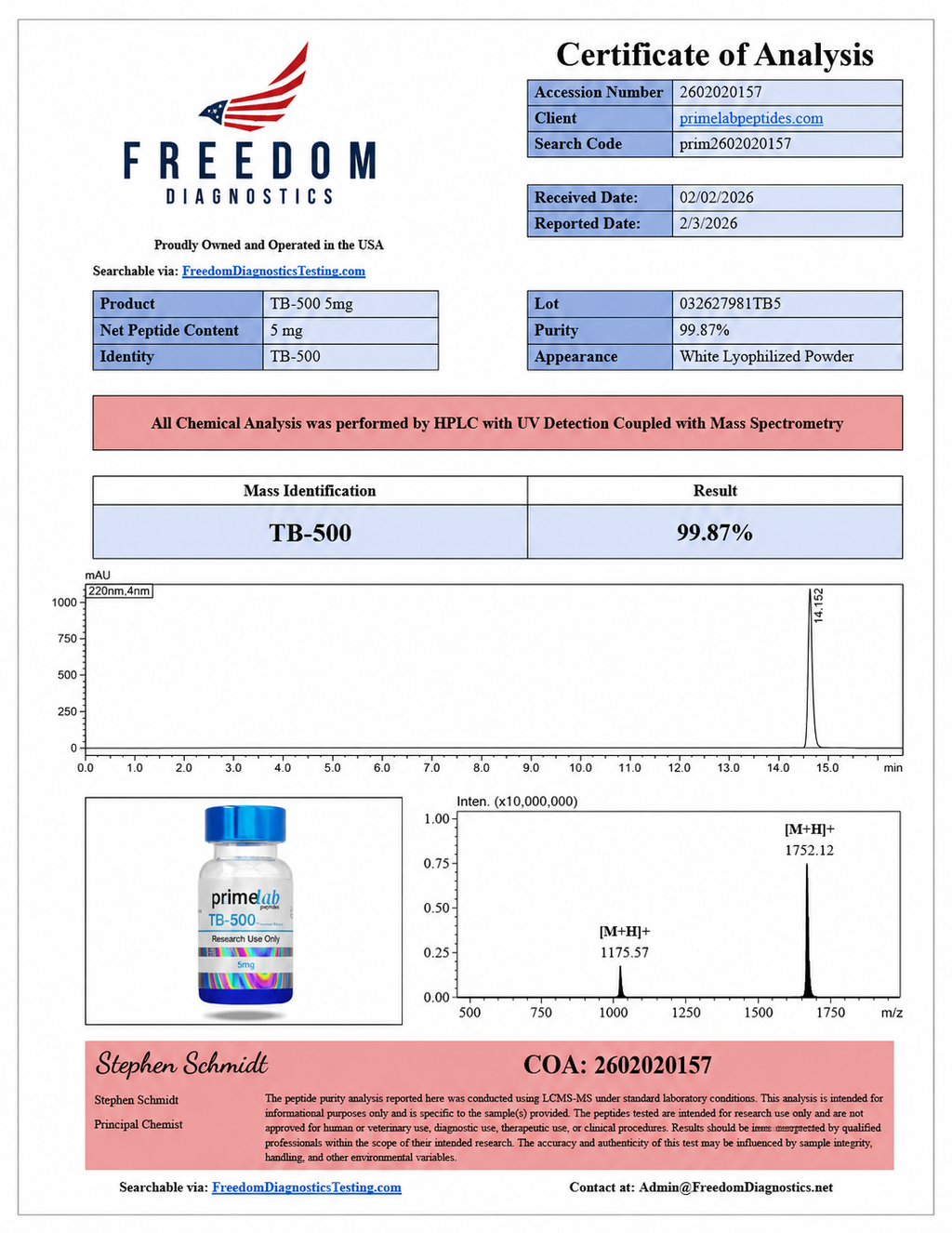 🧠（Improve mood & boost energy）Semax – 5mg - 10 Vials